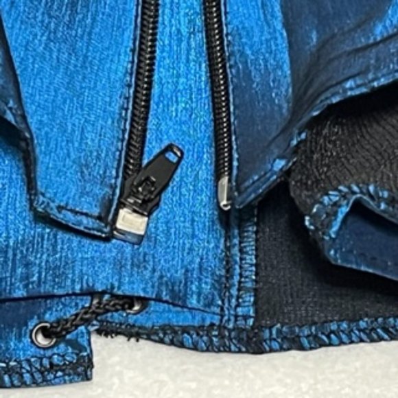 TESA CLASSIC By Escanté Jewel Tone Sapphire Blue Corset/Bustier With Peplum NWT - Picture 12 of 15